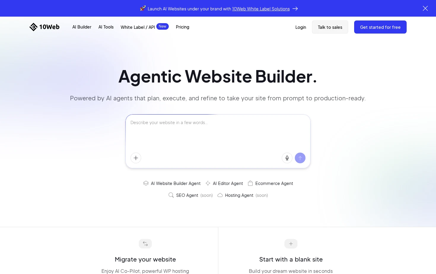 10Web 页面快照